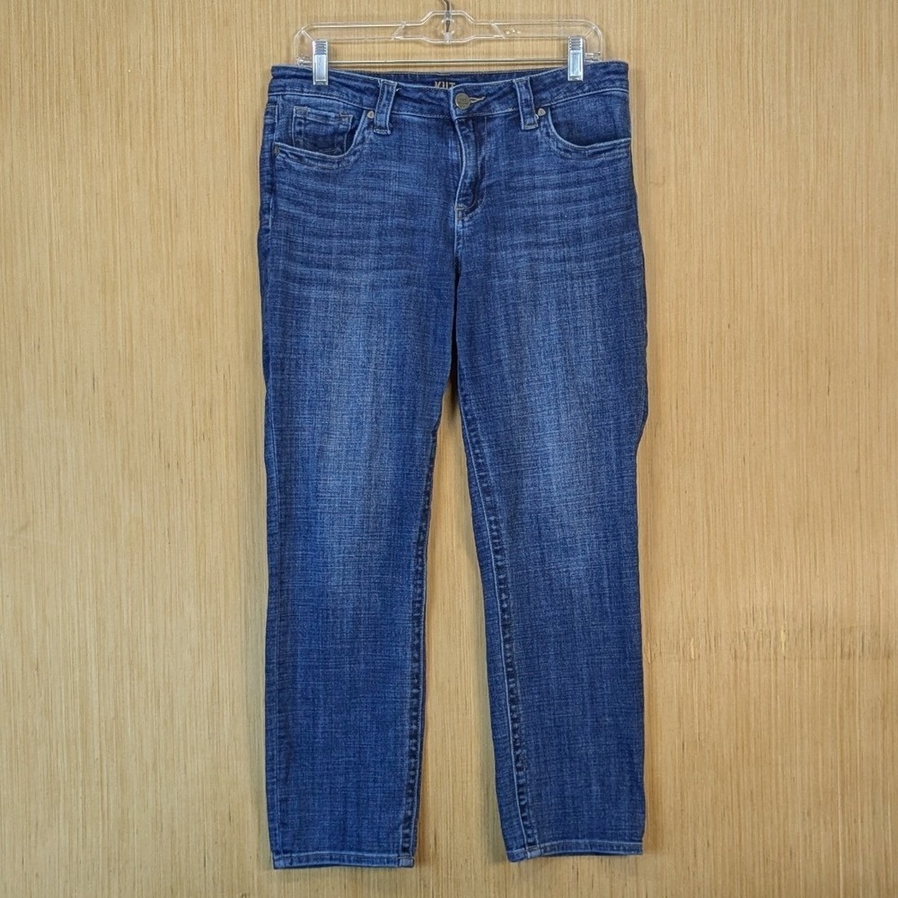 Kut from‎ the Kloth Straight Leg Jeans Womens 8 Medium Wash Denim Stretch